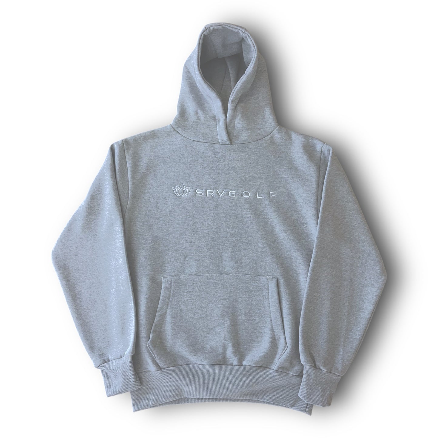 Heavy cotton golf hoodie (Light Grey)