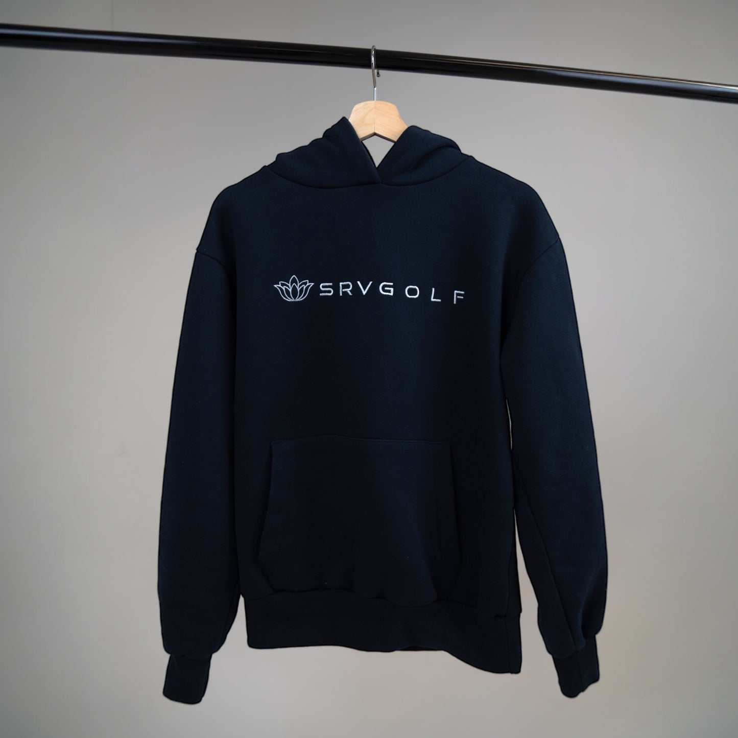 Heavy cotton golf hoodie (Dark Navy)