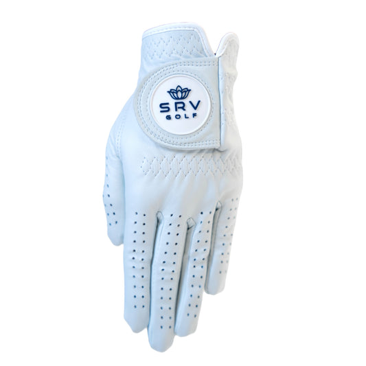 (White) Premium Cabretta Leather Pro Golf Glove