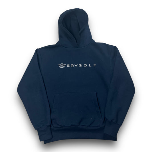 Heavy cotton golf hoodie (Dark Navy)